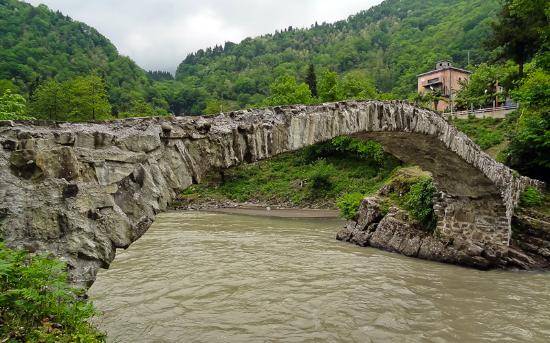 Georgia Batumi  Bridge Mahuntseti Bridge Mahuntseti Ajaria - Batumi  - Georgia