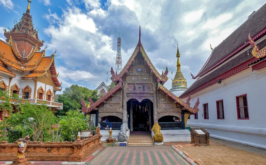 Thailand chengmai Wat Bupparam Wat Bupparam Chiang Mai - chengmai - Thailand