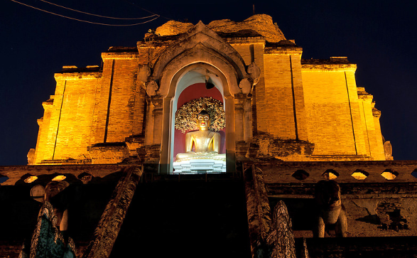 Thailand chengmai Wat Chedi Luang Wat Chedi Luang Chiang Mai - chengmai - Thailand