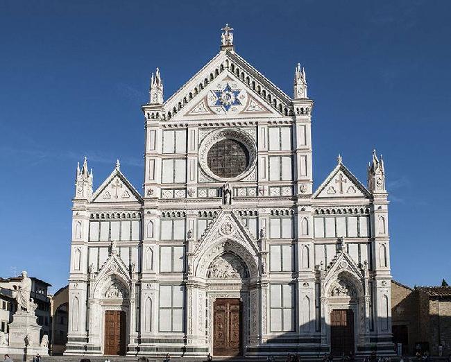 Italy Florence Basilica of Santa Croce Basilica of Santa Croce Basilica of Santa Croce - Florence - Italy