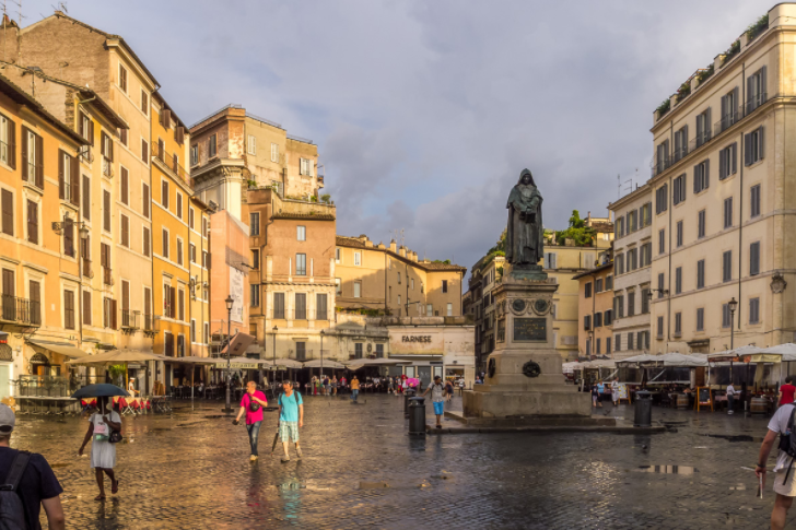 Italy Rome Campo dei Fiori Square Campo dei Fiori Square Rome - Rome - Italy