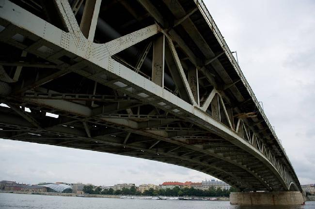 Hungary Budapest Petofi Bridge Petofi Bridge Central Hungary - Budapest - Hungary