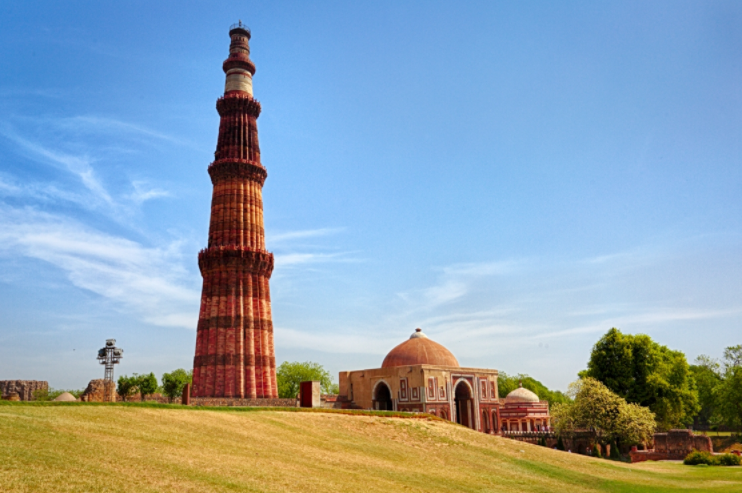 India New Delhi Qutub Minar Qutub Minar Asia - New Delhi - India