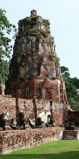 Thailand Ayutthaya  Wat Mahathat Wat Mahathat Phra Nakhon Si Ayutthaya - Ayutthaya  - Thailand