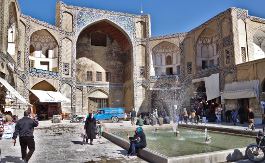 Iran Esfahan Qeysarie gate Qeysarie gate Iran - Esfahan - Iran