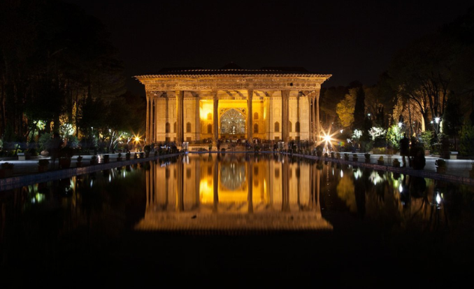 Iran Esfahan The forty-Columns palace The forty-Columns palace Esfahan - Esfahan - Iran