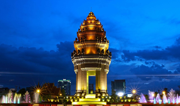 Cambodia Phnum Penh The Independence Monument The Independence Monument The Independence Monument - Phnum Penh - Cambodia