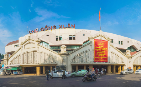 Hotels near Dong Xuan Market  Hanoi