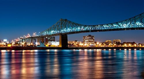 Canada Montreal Jacques Cartier Bridge Jacques Cartier Bridge Quebec - Montreal - Canada