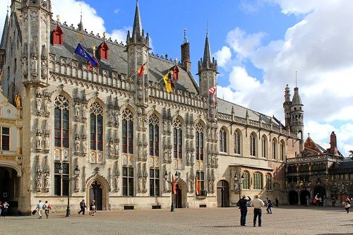 Belgium Bruges Bruges City Hall Bruges City Hall Belgium - Bruges - Belgium