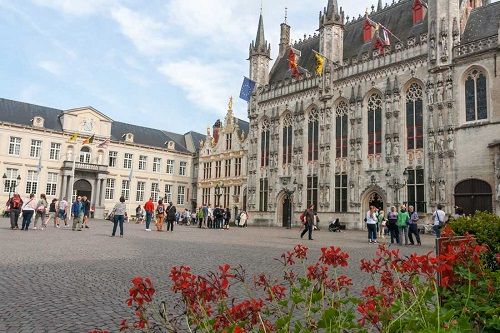 Belgium Bruges markt plaza markt plaza Bruges - Bruges - Belgium