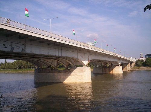 Hungary Budapest Arpad Bridge Arpad Bridge Central Hungary - Budapest - Hungary