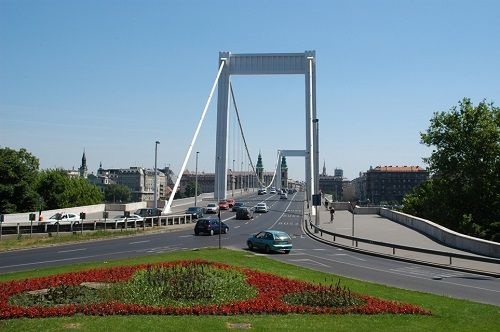 Hungary Budapest Isabel - Erzsebet Hid Bridge Isabel - Erzsebet Hid Bridge Central Hungary - Budapest - Hungary