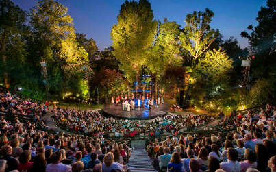 United Kingdom London  Regent Park Open Air Theatre. Regent Park Open Air Theatre. England - London  - United Kingdom