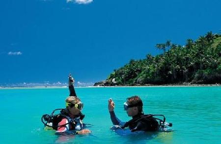 Visiting Marine Divers