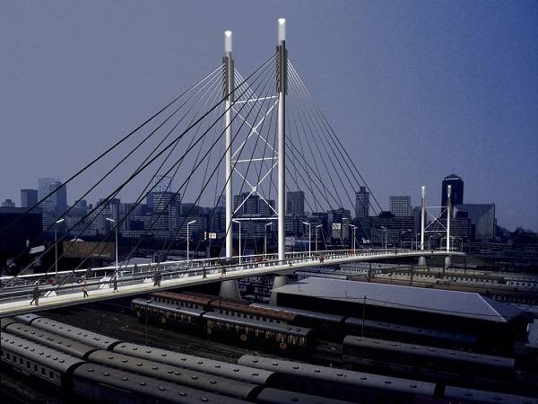 South Africa Johannesburg Nelson Mandela Bridge Nelson Mandela Bridge South Africa - Johannesburg - South Africa