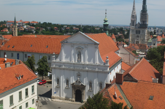 Croatia Zagreb Church of Saint Catherine Church of Saint Catherine Croatia - Zagreb - Croatia