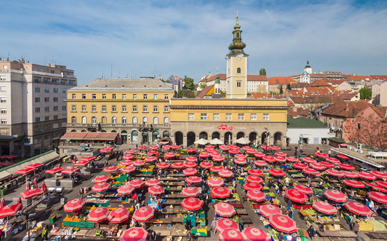 Croatia Zagreb Dolac Market Dolac Market Grad Zagreb - Zagreb - Croatia