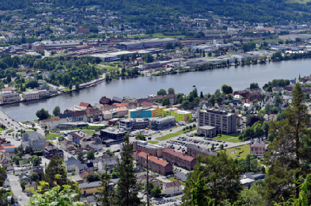 Drammen city