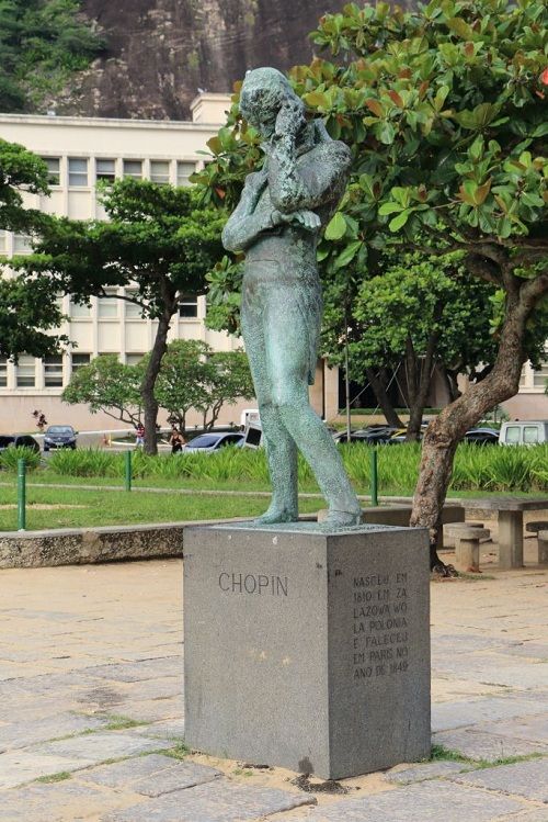 Brazil Rio De Janeiro Federico Chopin Statue Federico Chopin Statue Federico Chopin Statue - Rio De Janeiro - Brazil