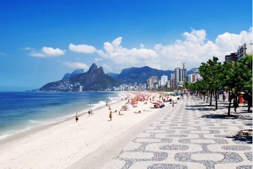 Brazil Rio De Janeiro Ipanema beach Ipanema beach South America - Rio De Janeiro - Brazil