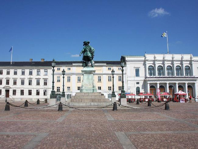 Sweden Gothenburg Gustav II Adolf statue Gustav II Adolf statue Gothenburg - Gothenburg - Sweden