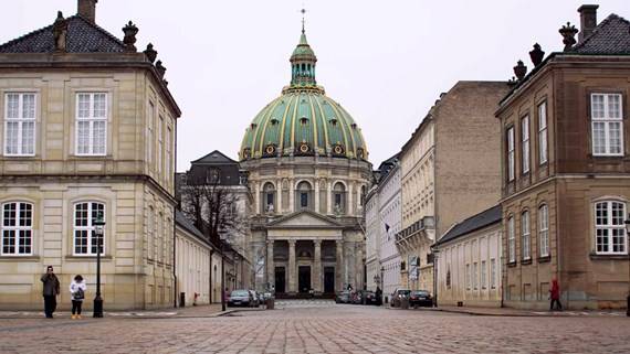 Denmark Copenhagen Amalienborg Palace Amalienborg Palace Hovedstaden - Copenhagen - Denmark