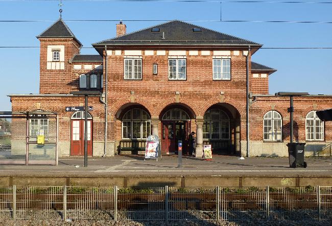 Denmark Copenhagen Humlebaek Station Humlebaek Station Hovedstaden - Copenhagen - Denmark