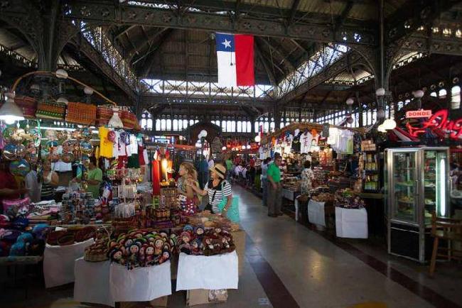 Chile Santiago Central Market Central Market Santiago - Santiago - Chile