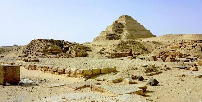 Egypt Saqqara Pyramid of Userkaf Pyramid of Userkaf Giza - Saqqara - Egypt