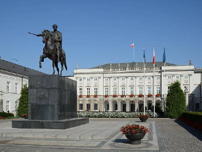 Poland Warsaw  Presidential Palace Presidential Palace Presidential Palace - Warsaw  - Poland