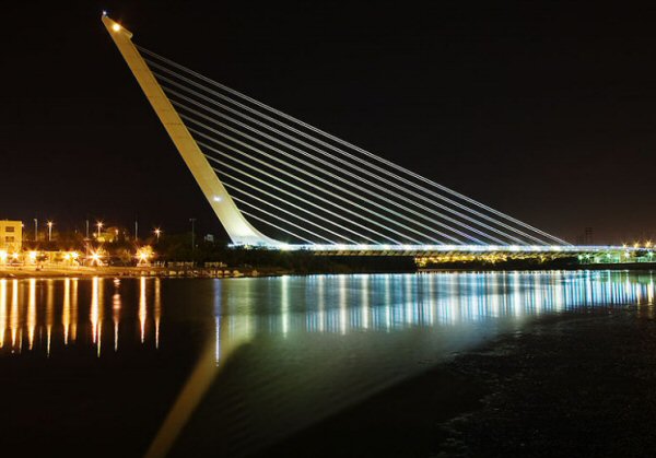 Spain Seville El Alamillo Bridge El Alamillo Bridge Seville - Seville - Spain