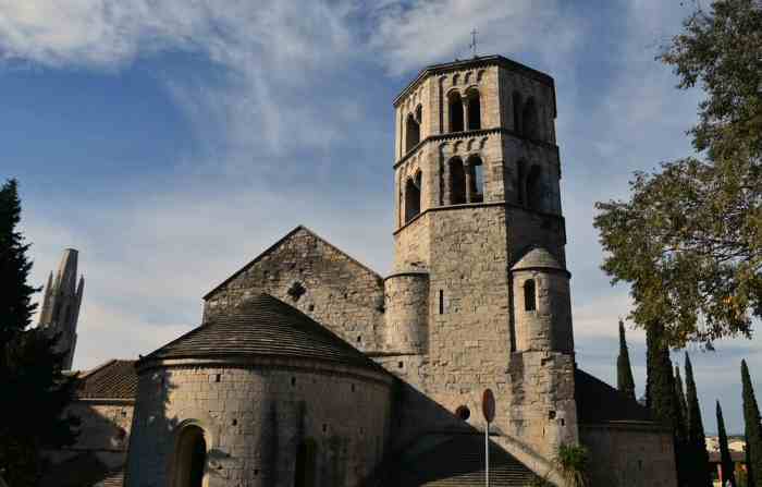 Spain Girona Sant Pere de Galligants Church Sant Pere de Galligants Church Sant Pere de Galligants Church - Girona - Spain