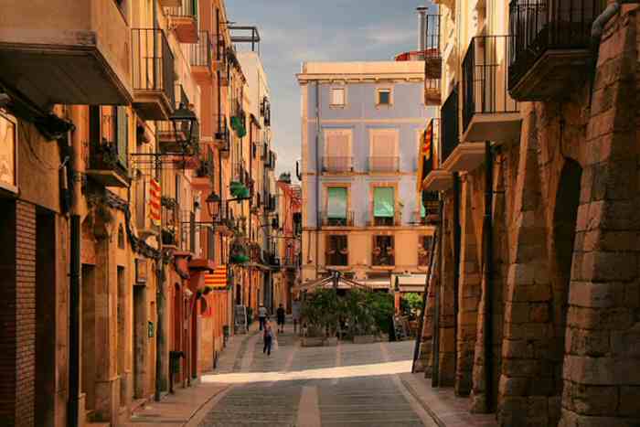 Spain Tarragona Santiago Rusinol Square Santiago Rusinol Square Santiago Rusinol Square - Tarragona - Spain