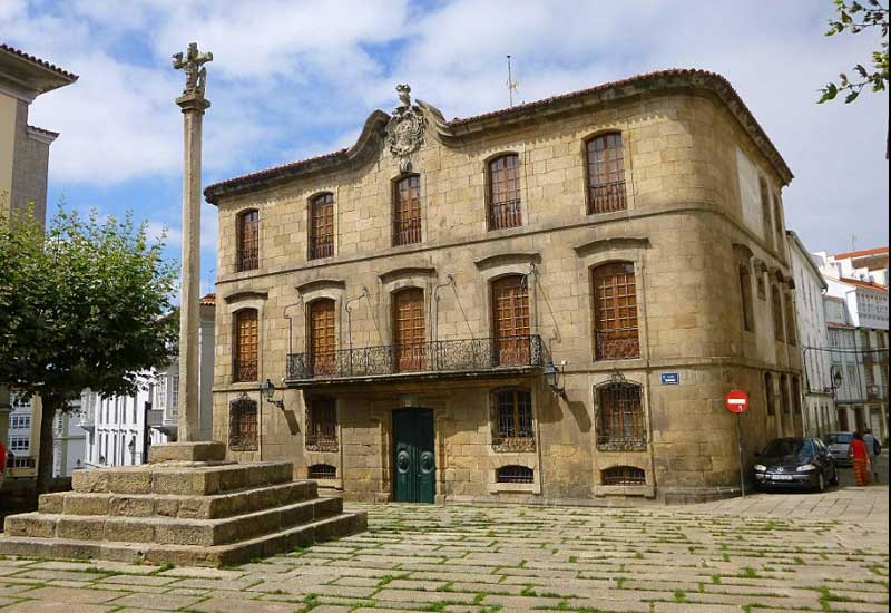 Spain A Coruna Cornide Palace Cornide Palace Galicia - A Coruna - Spain