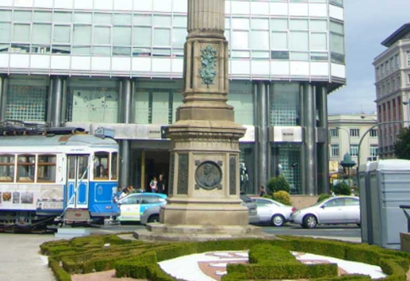 Spain A Coruna Obelisk Obelisk Galicia - A Coruna - Spain