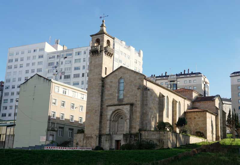 Spain A Coruna San Francisco Church San Francisco Church Galicia - A Coruna - Spain