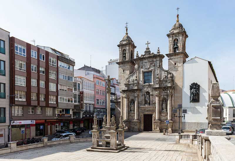 Spain A Coruna San Jorge Church San Jorge Church Galicia - A Coruna - Spain
