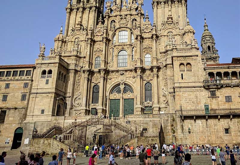 Spain A Coruna Santiago Temple Santiago Temple Galicia - A Coruna - Spain