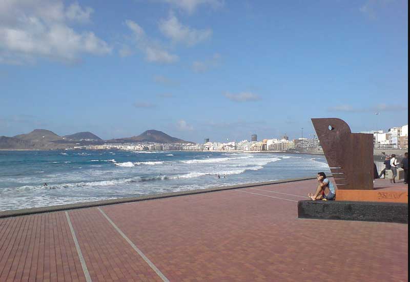 Spain Las Palmas de Gran Canaria las Canteras Promenade las Canteras Promenade Las Palmas de Gran Canaria - Las Palmas de Gran Canaria - Spain