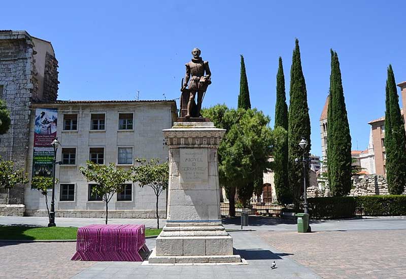 Spain Valladolid Cervantes Statue Cervantes Statue Valladolid - Valladolid - Spain