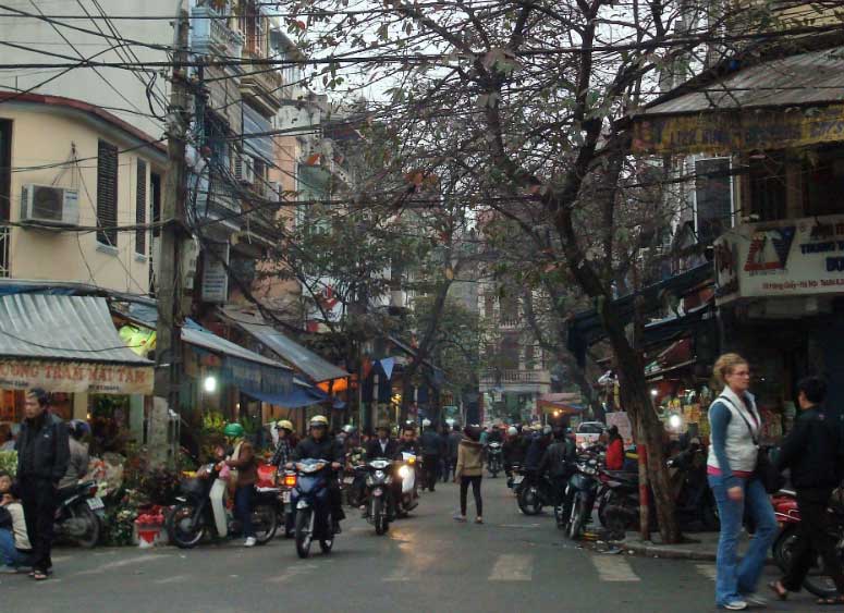 Vietnam Hanoi Hang Gai  Street Hang Gai  Street Red River Delta - Hanoi - Vietnam