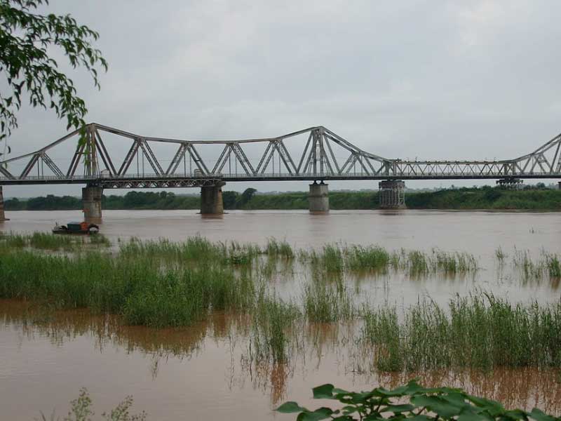 Vietnam Hanoi Long Bien Bridge (Cau Long Bien) Long Bien Bridge (Cau Long Bien) Red River Delta - Hanoi - Vietnam