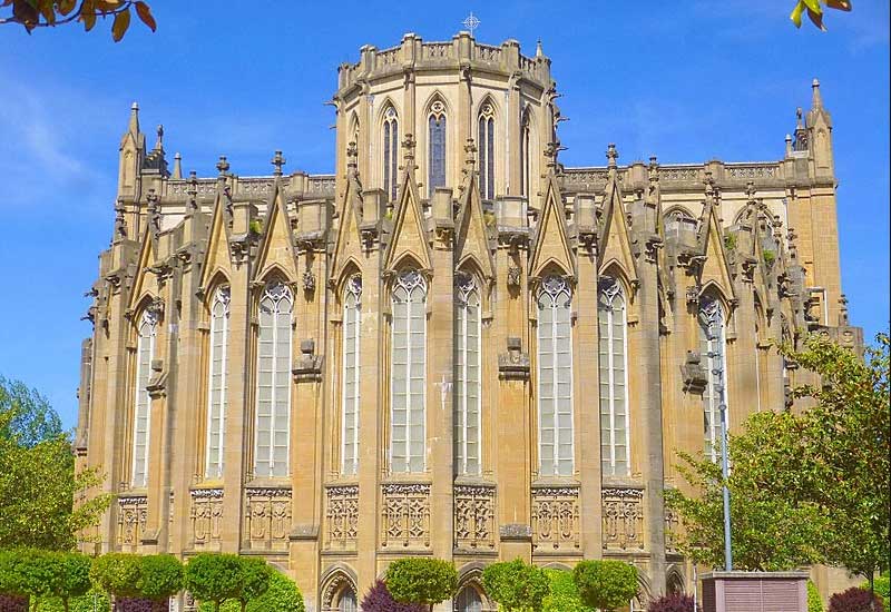 Spain Vitoria Maria Inmaculada Cathedral Maria Inmaculada Cathedral Basque Country - Vitoria - Spain