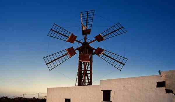 Spain Pajara Six Blades Mill Six Blades Mill Fuerteventura - Pajara - Spain