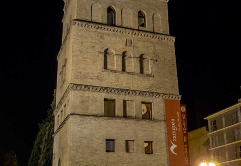 Spain Zaragoza Zuda Tower Zuda Tower Aragon - Zaragoza - Spain