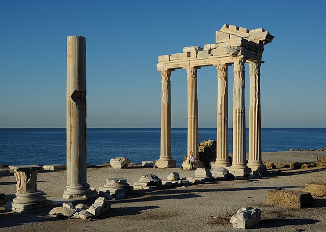 Turkey Side Temple of Apollo Temple of Apollo Antalya - Side - Turkey