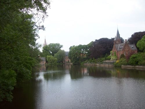 Belgium Brugge Minnewater Lake Minnewater Lake Brugge - Brugge - Belgium