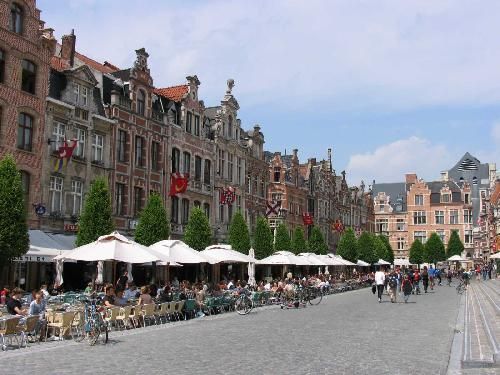 Belgium Leuven Oude Markt Square Oude Markt Square Flemish Brabant - Leuven - Belgium