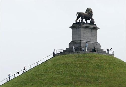 Belgium  Lion Monument Lion Monument Nivelles -  - Belgium